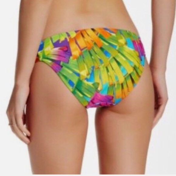 Trina Turk // Polynesian Palms Flutter Top & Hipster Bottom Bikini, Size… - Picture 8 of 8